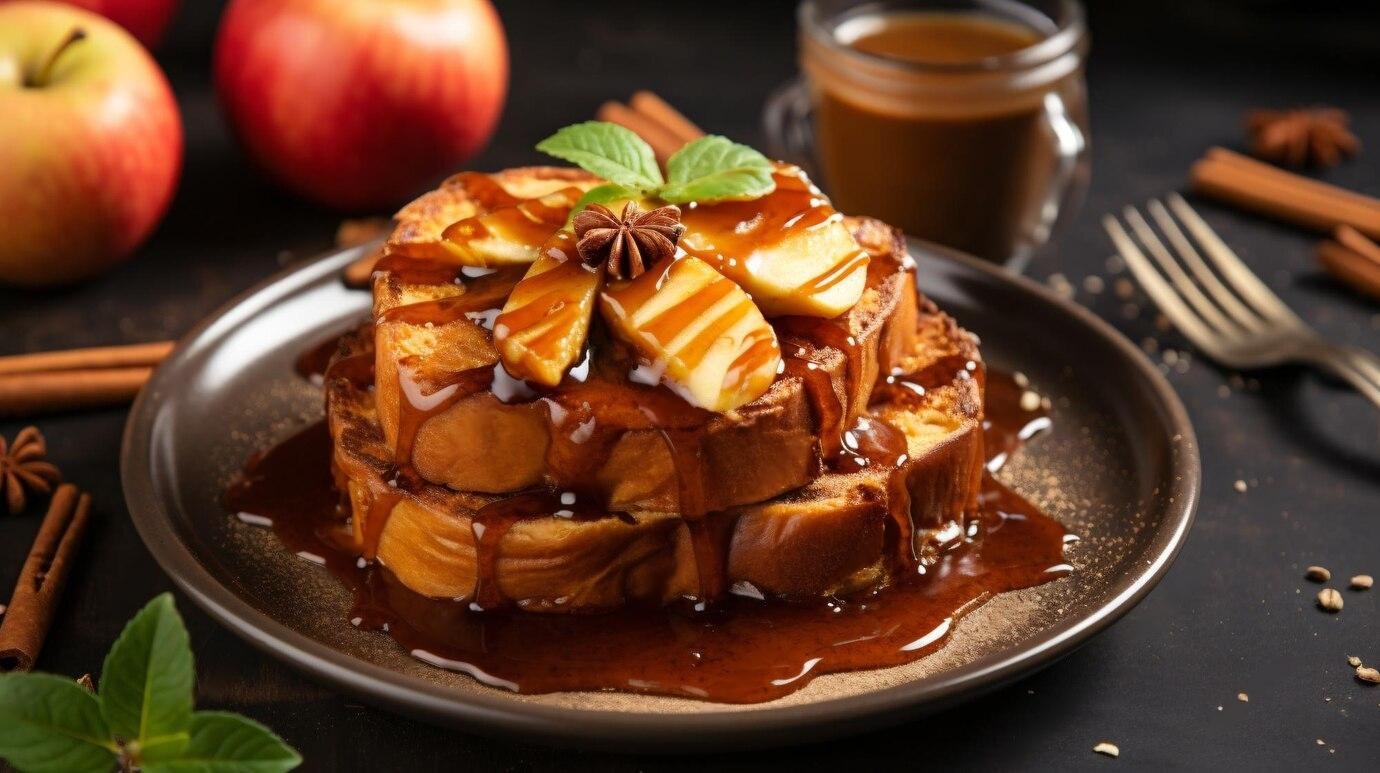 APPLE CINNAMON STUFFED FRENCH TOAST