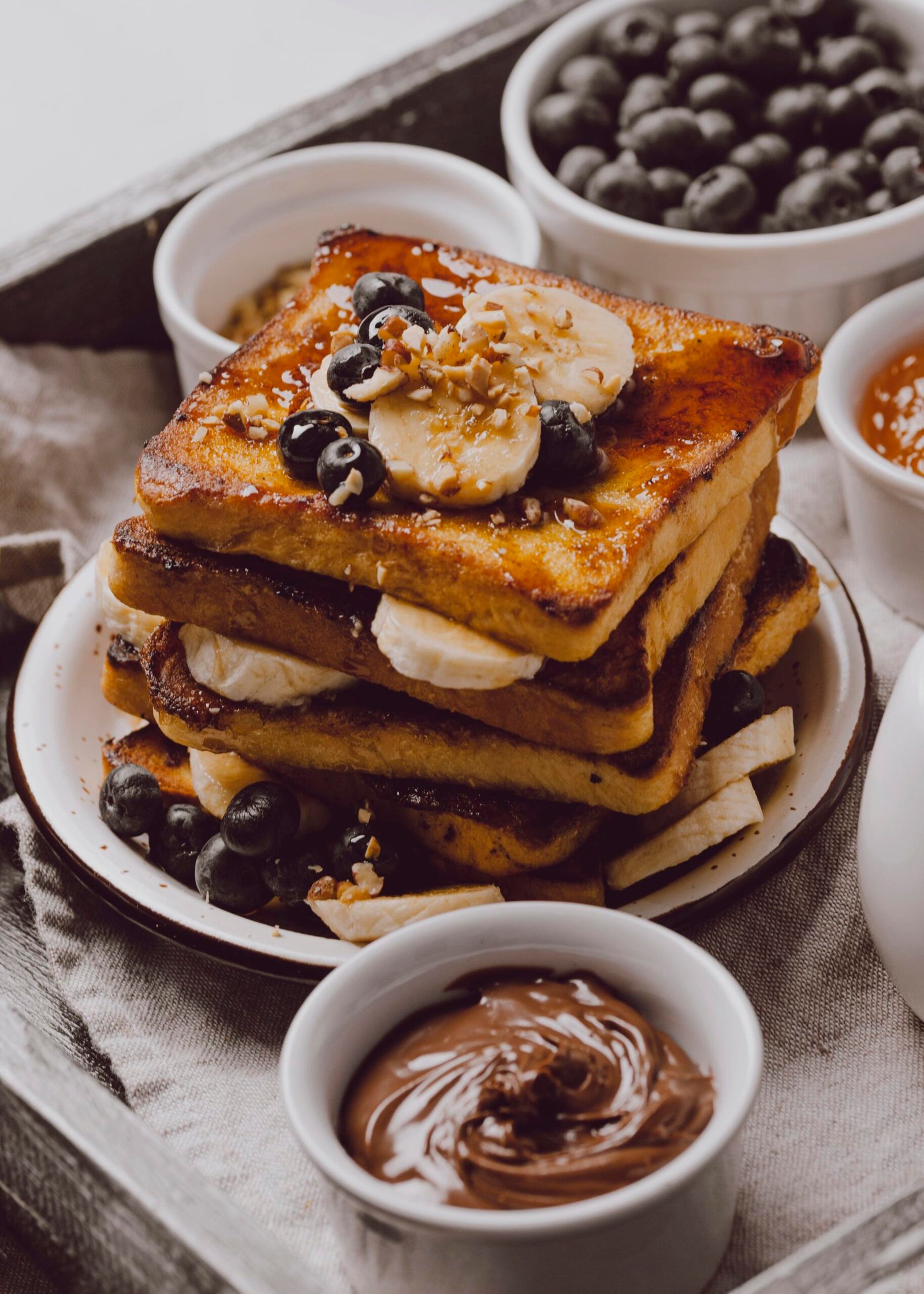 NUTELLA & BANANA STUFFED FRENCH TOAST