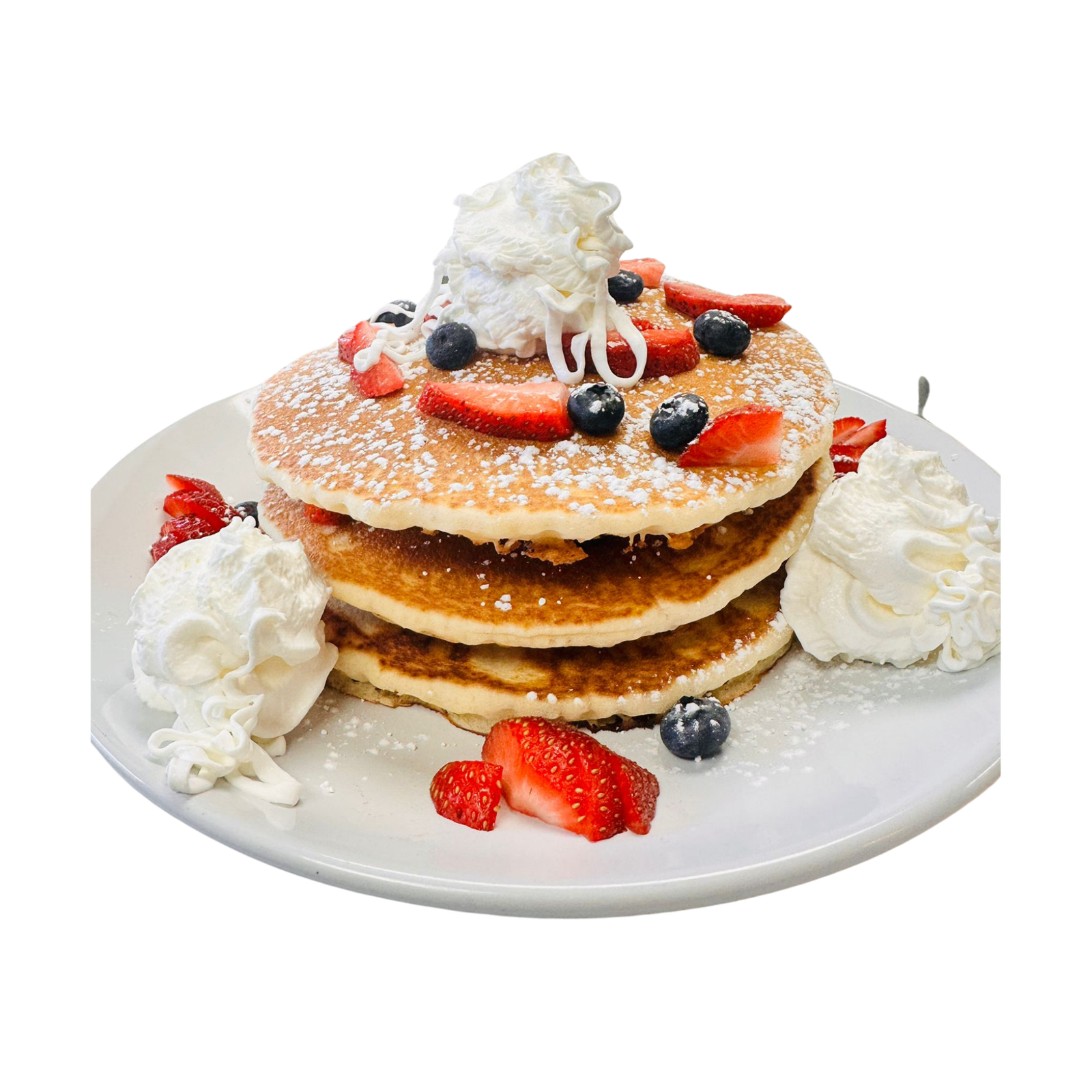 Red, White, & Blue 3 Pancakes